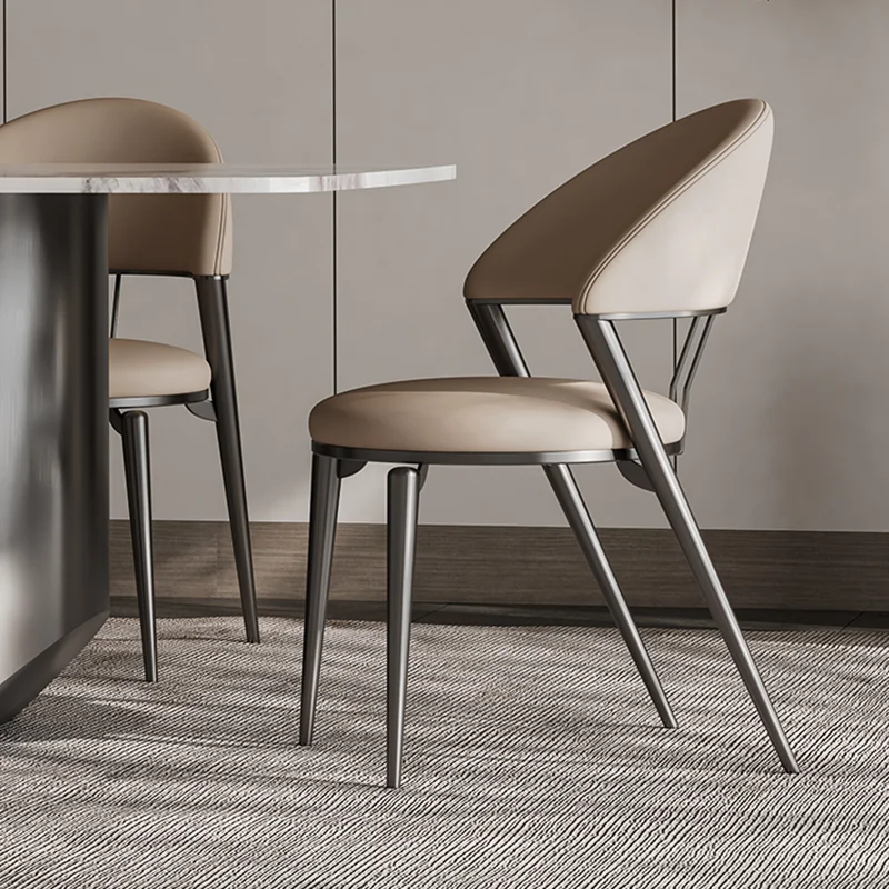 Nordic Metal Dining Chairs Modern Luxury Gold Legs Minimalist Leather Lounge Chair Designer Italian Cadeira Postmodern Furniture
Nordic Metal Dining Chairs Modern Luxury Gold Legs Minimalist Leather Lounge Chair Designer Italian Cadeira Postmodern Furniture