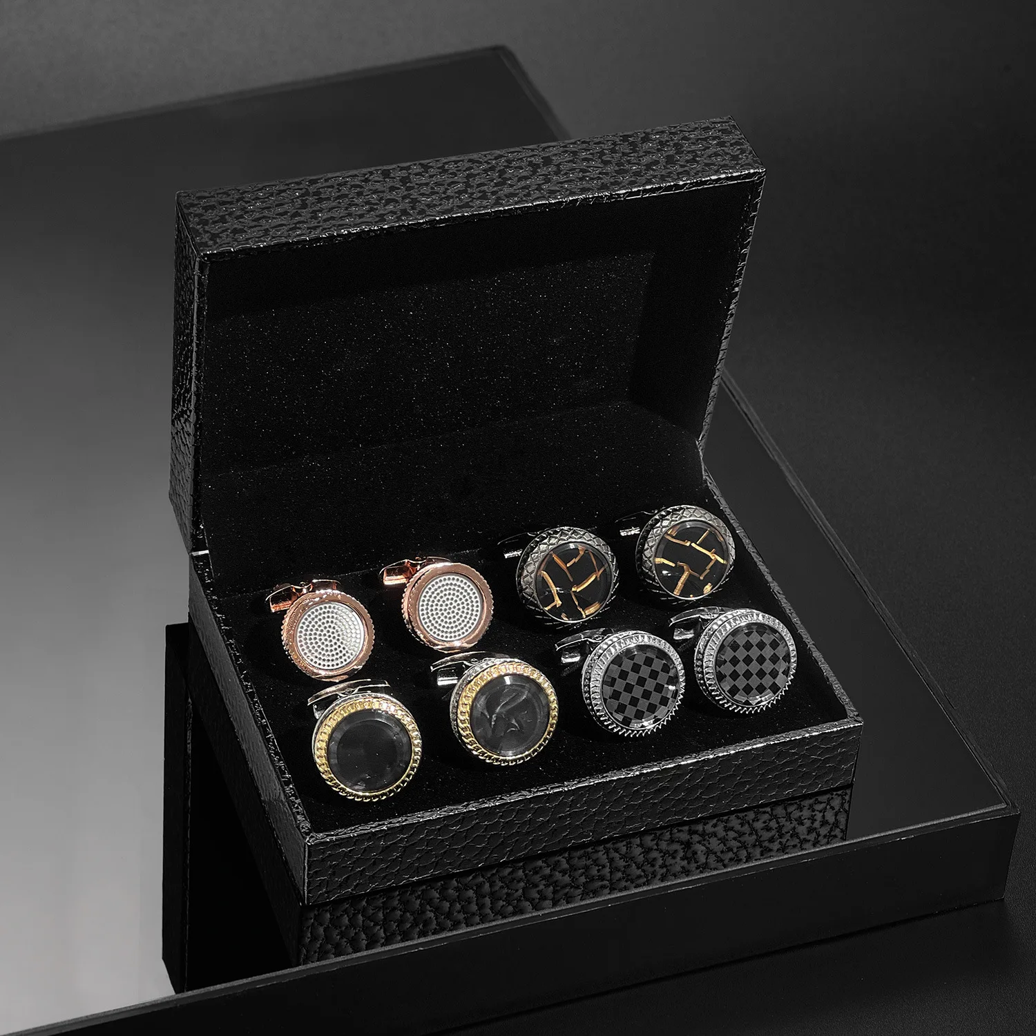 Jewelry Set 4 pairs high quality of men's copper cufflinks set for father's birthday gift fast free shipping NS403
Jewelry Set 4 pairs high quality of men's copper cufflinks set for father's birthday gift fast free shipping NS403