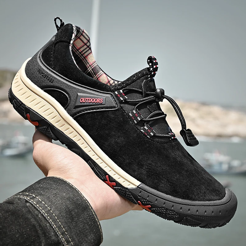 Кроссовки мужские из натуральной кожи, роскошная брендовая Уличная обувь для скалолазания, Классическая дышащая обувь для походов, повседневные
Кроссовки мужские из натуральной кожи, роскошная брендовая Уличная обувь для скалолазания, Классическая дышащая обувь для походов, повседневные