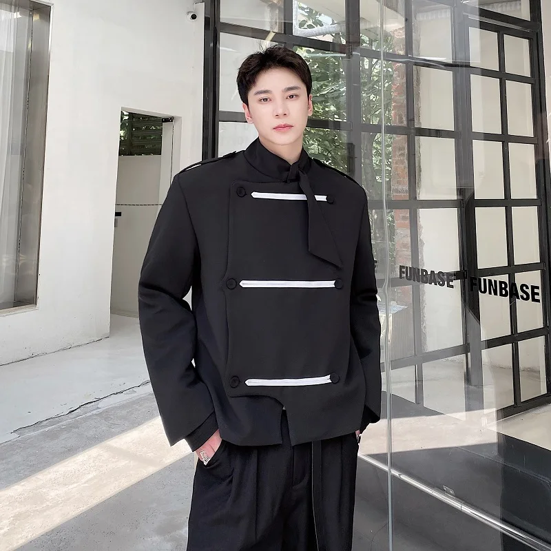 Men's Retro Fashion Casual Court Coat Stage Costume Korean Street Style Jacket Long Sleeve Personality Suit Jacket Sweater
Men's Retro Fashion Casual Court Coat Stage Costume Korean Street Style Jacket Long Sleeve Personality Suit Jacket Sweater