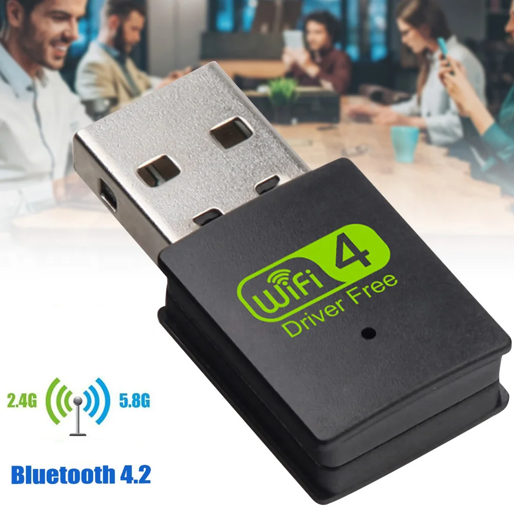 2 In 1 Usb Wifi Adapter Dual Band Wireless External Receiver Dongle For Pc Laptop(only 600m With Bluetooth-compatible) Fku
2 In 1 Usb Wifi Adapter Dual Band Wireless External Receiver Dongle For Pc Laptop(only 600m With Bluetooth-compatible) Fku