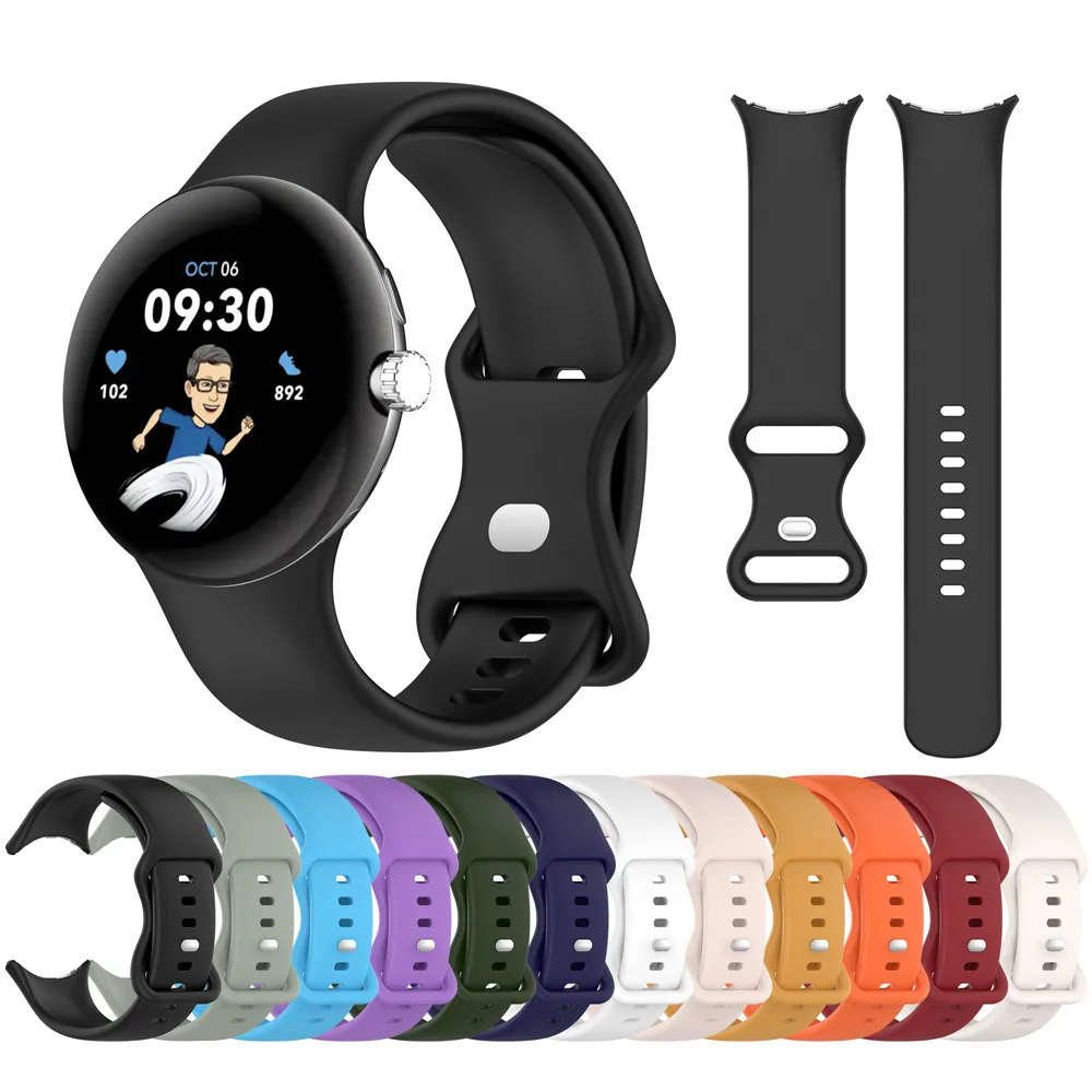Ремешок совместимый с Google Pixel Watch, мягкий силиконовый ремешок для спортивных часов, сменный ремешок для часов
Ремешок совместимый с Google Pixel Watch, мягкий силиконовый ремешок для спортивных часов, сменный ремешок для часов