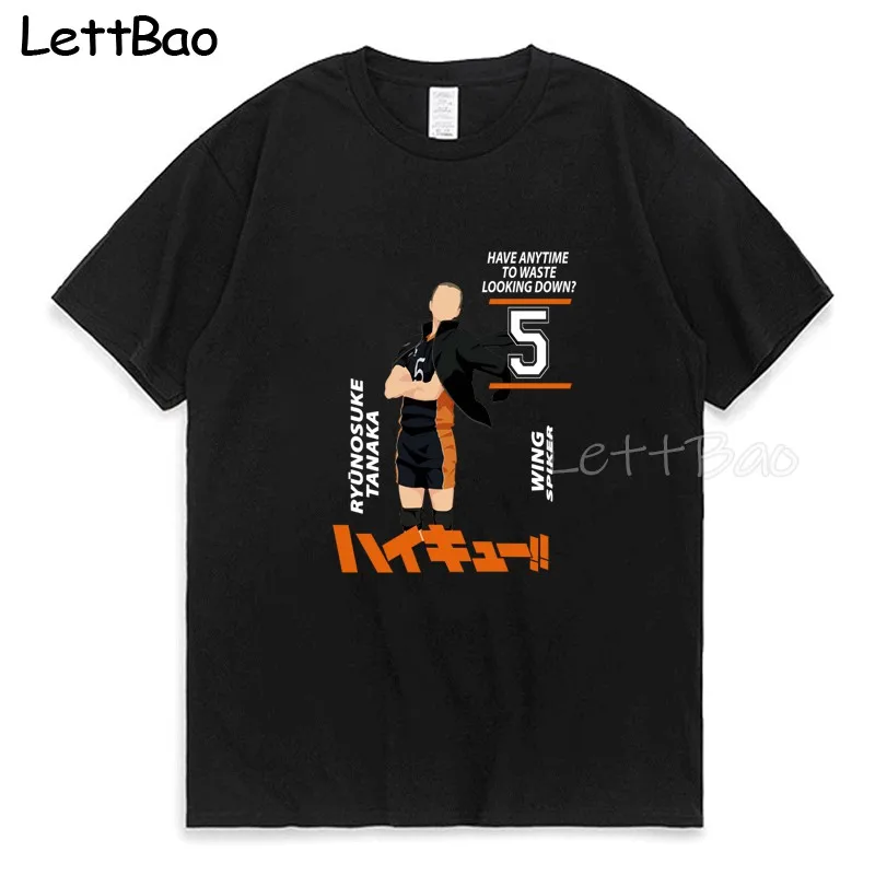 Футболка Ryunosuke Tanaka с принтом крыла спикера 5 Haikyuu Kurasuno, Мужская футболка, хлопковая футболка, футболка с круглым вырезом, женская одежда 2022
Футболка Ryunosuke Tanaka с принтом крыла спикера 5 Haikyuu Kurasuno, Мужская футболка, хлопковая футболка, футболка с круглым вырезом, женская одежда 2022