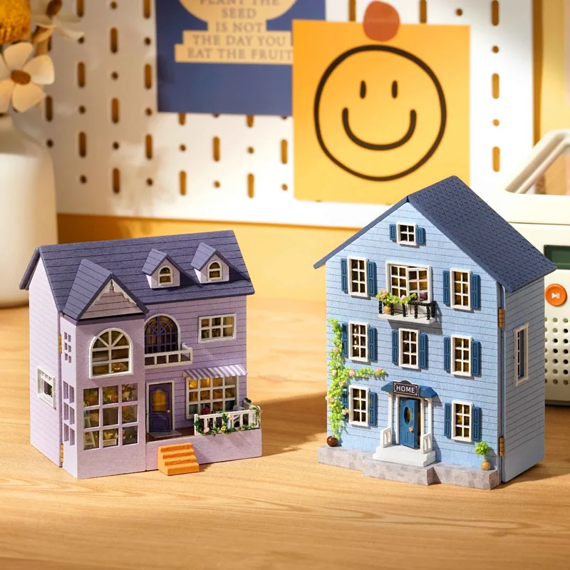Diy Multistory Cottage House Model Doll House Handmade Miniature Landscape Ornaments Decorate Birthday Gift For Children Girl
Diy Multistory Cottage House Model Doll House Handmade Miniature Landscape Ornaments Decorate Birthday Gift For Children Girl