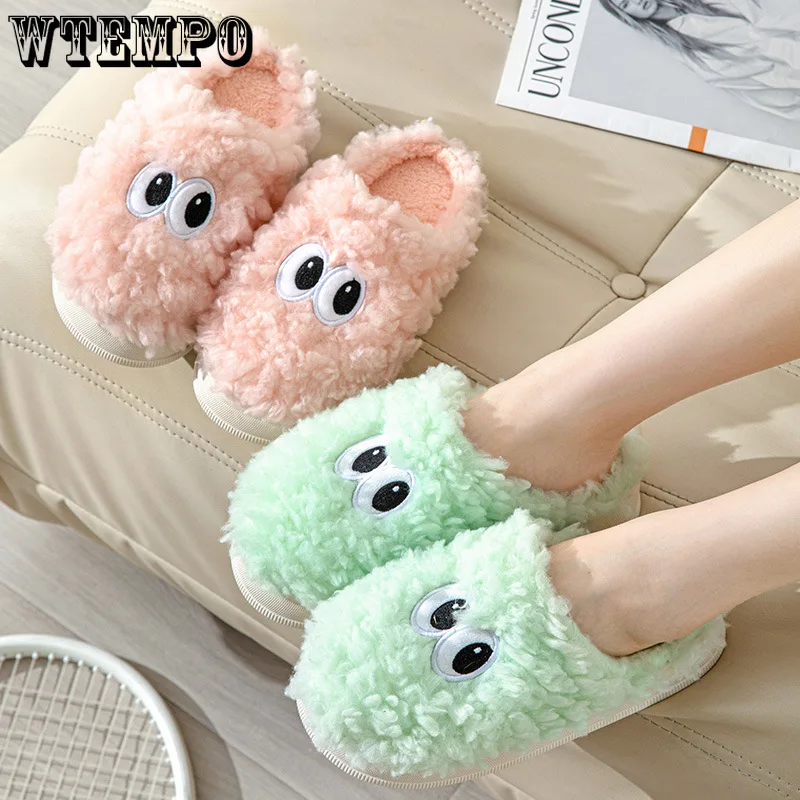 WTEMPO Cute Animal Slippers Fashion Kawaii Fluffy Winter Warm Slippers Woman Cartoon House Slippers Couple Funny Shoes Wholesale
WTEMPO Cute Animal Slippers Fashion Kawaii Fluffy Winter Warm Slippers Woman Cartoon House Slippers Couple Funny Shoes Wholesale