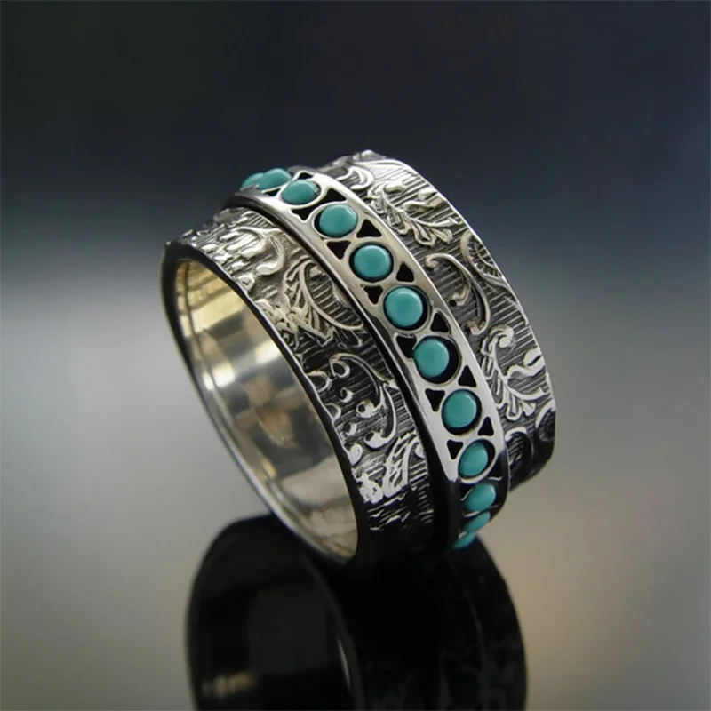 Vintage Boho Rings for Women Carved Relief Pattern Inlaid Wide Face Finger Joint Ring Jewelry Bohemian Religious Holiday Gifts
Vintage Boho Rings for Women Carved Relief Pattern Inlaid Wide Face Finger Joint Ring Jewelry Bohemian Religious Holiday Gifts
