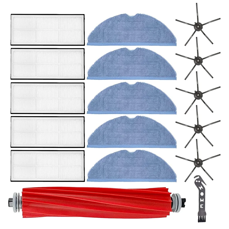 Replacement Parts Kit Main Brush Side Brushes HEPA Filters Mop Cloth For Roborock S7 T7S T7S Plus Robot Vacuum Cleaner
Replacement Parts Kit Main Brush Side Brushes HEPA Filters Mop Cloth For Roborock S7 T7S T7S Plus Robot Vacuum Cleaner