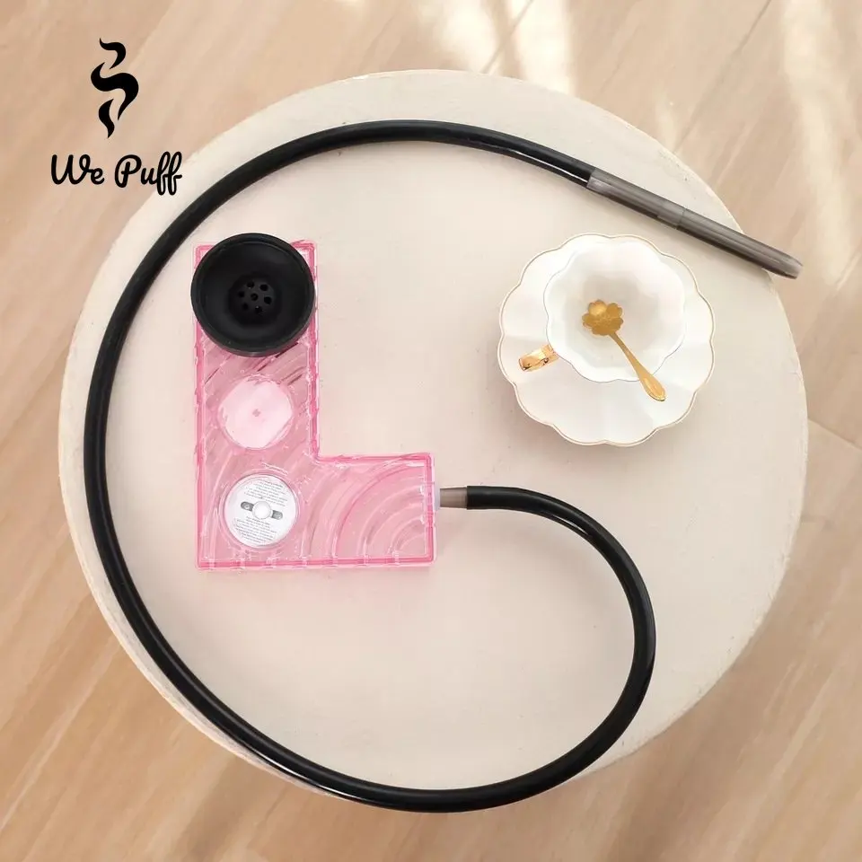 WE PUFF Small L Shape Hookah Set with LED Lights Chicha Bowl Single Hose Carbon Clip Completo Narguile Shisha Accessories
WE PUFF Small L Shape Hookah Set with LED Lights Chicha Bowl Single Hose Carbon Clip Completo Narguile Shisha Accessories