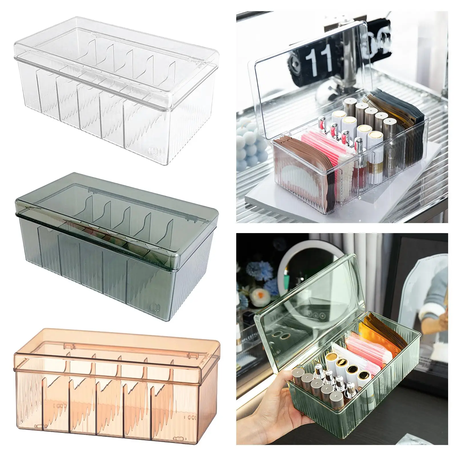 Eyelash Storage Box Makeup Organizer False Eyelashes Glue Pallet Holders Grafting Eyelashes Extension Makeup
Eyelash Storage Box Makeup Organizer False Eyelashes Glue Pallet Holders Grafting Eyelashes Extension Makeup