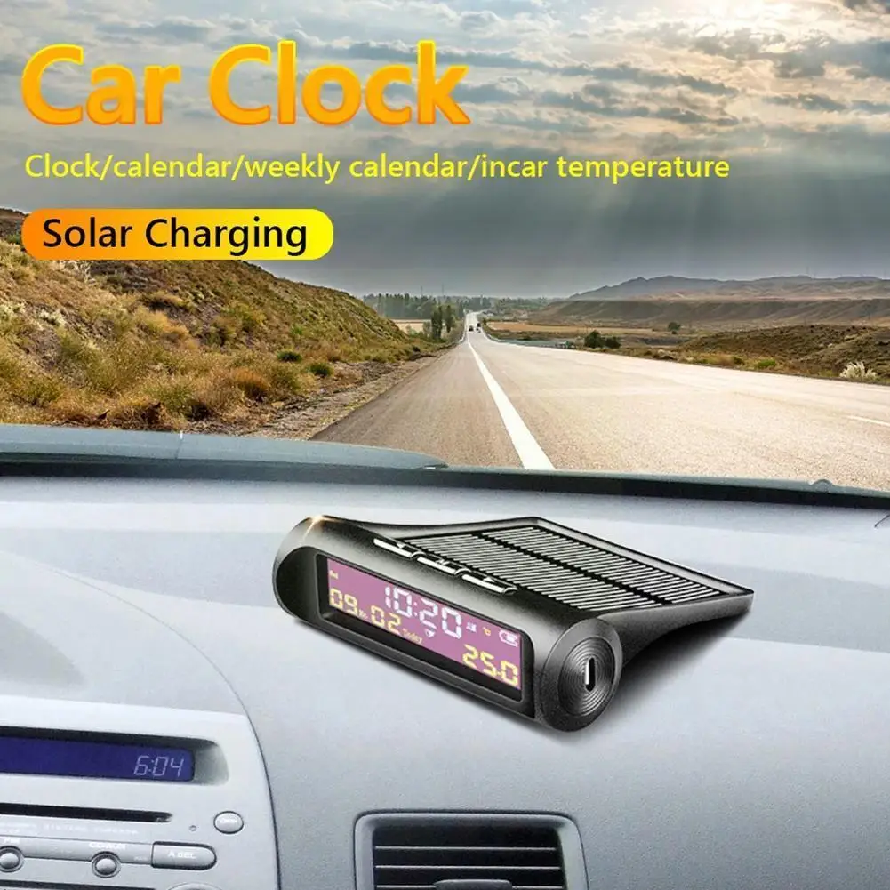Tpms Look Solar Car Digital Clock With Lcd Date Auto Display In-car Interior Temperature Accessories V4c3
Tpms Look Solar Car Digital Clock With Lcd Date Auto Display In-car Interior Temperature Accessories V4c3