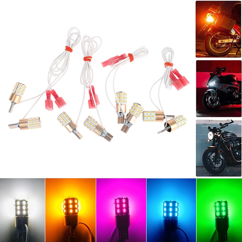 Hot sale 2Pcs Motorcycle Bike T10 Led W5W Dual Color Side Light Drl Turn Signal Bulbs
Hot sale 2Pcs Motorcycle Bike T10 Led W5W Dual Color Side Light Drl Turn Signal Bulbs