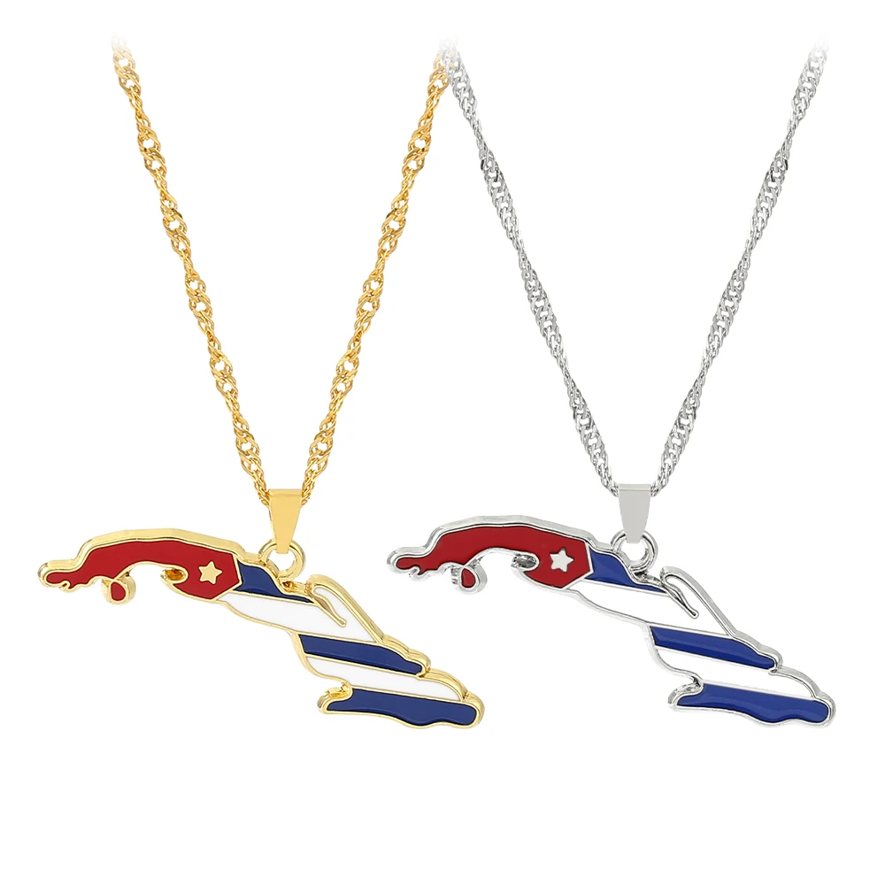 Женское ожерелье с подвеской в виде карты Кубы Ожерелье с картой Кубы, юбилейная коллекция, подарок, серебряный цвет, золотой цвет, очаровательное ювелирное изделие, флаг, женское ожерелье с подвеской, аксессуары
Женское ожерелье с подвеской в виде карты Кубы Ожерелье с картой Кубы, юбилейная коллекция, подарок, серебряный цвет, золотой цвет, очаровательное ювелирное изделие, флаг, женское ожерелье с подвеской, аксессуары