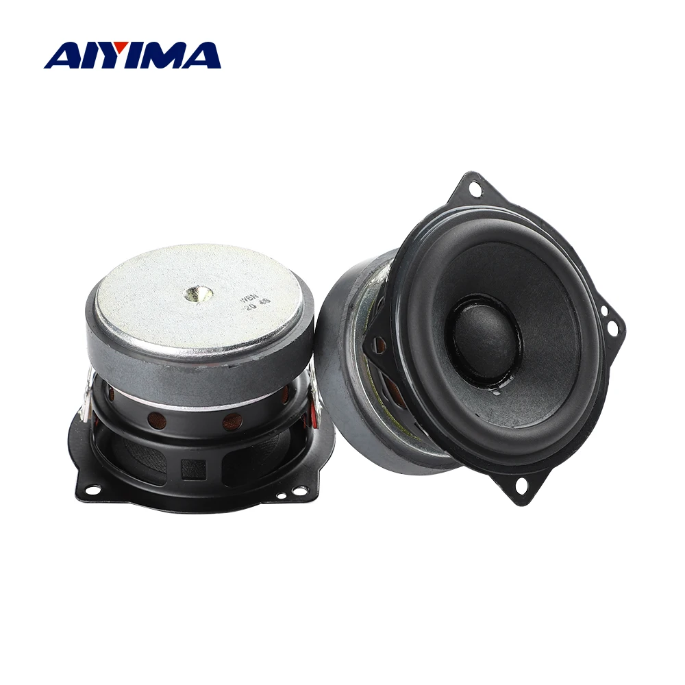 

AIYIMA 2Pcs 2.25 Inch Portable Audio Speaker 4 Ohm 10W Full Range Sound Amplifier Speaker Home Loudspeaker For Harman Kardon