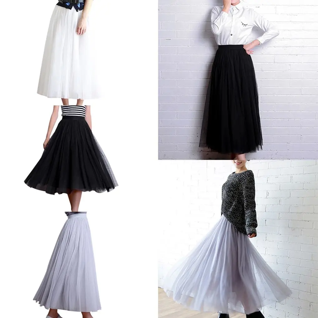 Women Pleated Skirt Organza Mesh Elastic High Waist Fashion Beautiful Comfortable Tulle Long Tutu Skirt
Women Pleated Skirt Organza Mesh Elastic High Waist Fashion Beautiful Comfortable Tulle Long Tutu Skirt