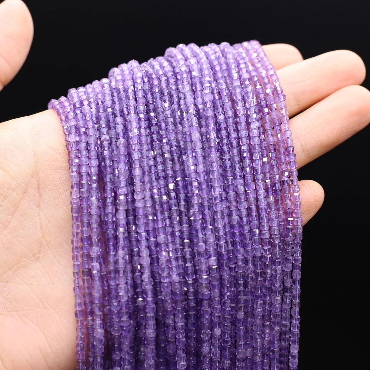 Natural Stone Amethyst Beads Faceted Small Square Loose Crystal Bead for Jewelry Making Diy Trendy Necklace Bracelet Crafts
Natural Stone Amethyst Beads Faceted Small Square Loose Crystal Bead for Jewelry Making Diy Trendy Necklace Bracelet Crafts