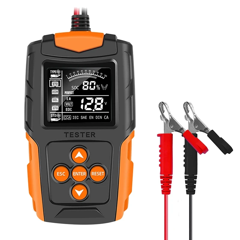 Spot Goods Car Battery Tester 12V 24V Automotive CCA Digital Auto Battery Analyzer Accurate Battery Diagnostic Tool
Spot Goods Car Battery Tester 12V 24V Automotive CCA Digital Auto Battery Analyzer Accurate Battery Diagnostic Tool