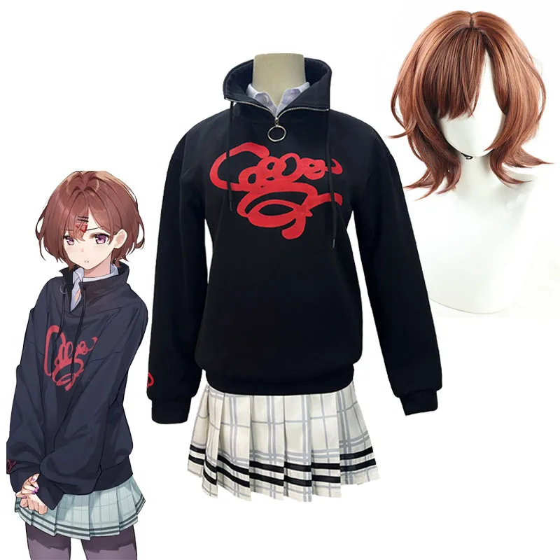 Higuchi Madoka Cosplay Hoodie and JK Uniform Skirt The Idolm@Ster Shiny Colors Costume Noctchill Higuchi Madoka Wig Headgear
Higuchi Madoka Cosplay Hoodie and JK Uniform Skirt The Idolm@Ster Shiny Colors Costume Noctchill Higuchi Madoka Wig Headgear