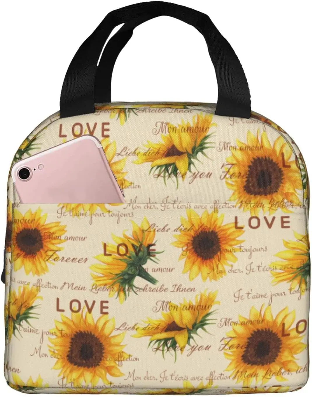Vintage Sunflower Insulated Lunch Bag Women, Reusable Leakproof Lunch Box for Women, Lunchbox Cooler Bag Lunch Tote for
Vintage Sunflower Insulated Lunch Bag Women, Reusable Leakproof Lunch Box for Women, Lunchbox Cooler Bag Lunch Tote for