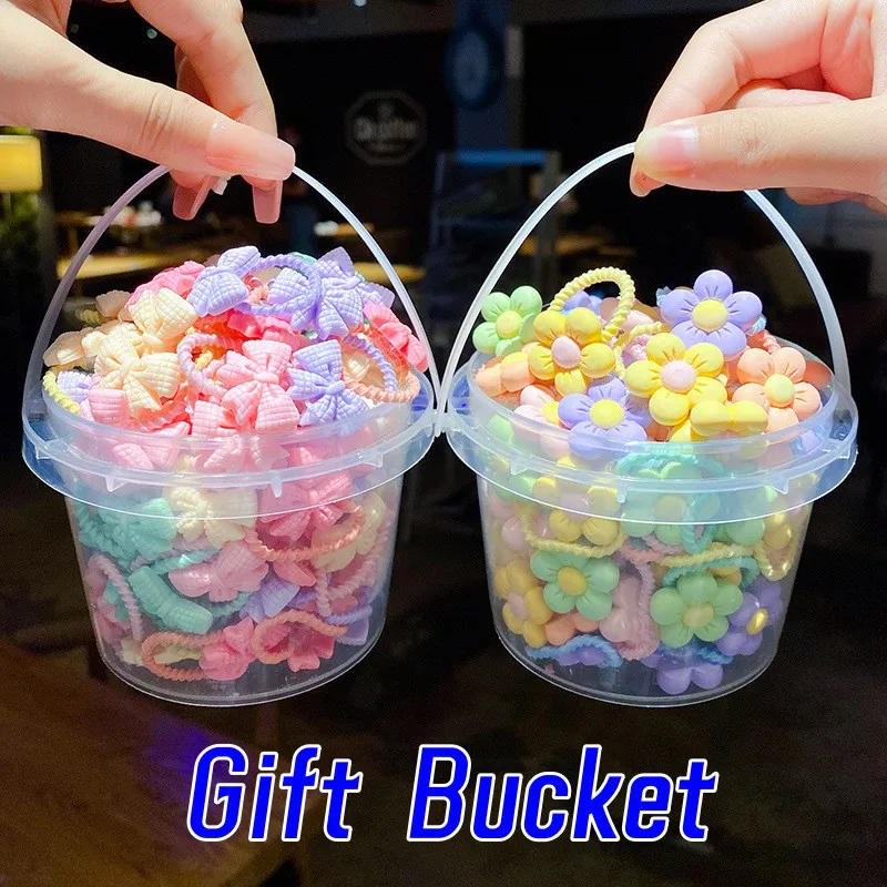 Подарочные резинки для волос в виде ведра, аксессуары для девочек, милые эластичные резинки для волос, аксессуары для девочек 
Подарочные резинки для волос в виде ведра, аксессуары для девочек, милые эластичные резинки для волос, аксессуары для девочек