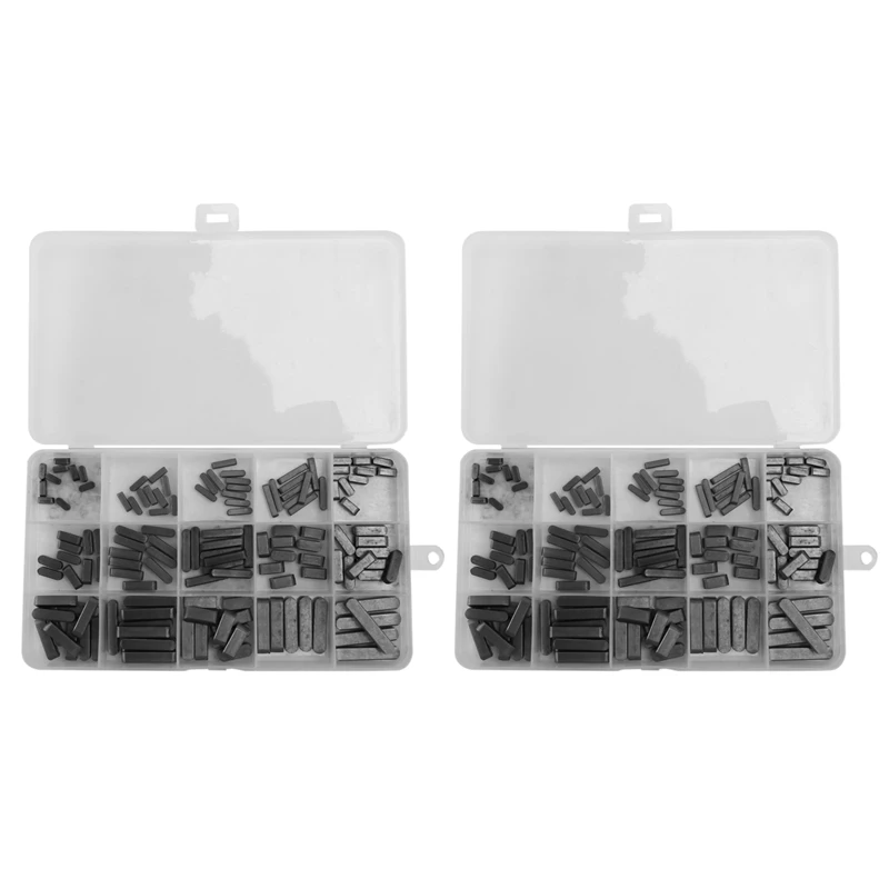 280Pcs Key Stock Assortment 10Mm X12mmx 16Mm X20mm X25mm X30mm Key Stock Keystock Parallel Drive Shaft Keys Set
280Pcs Key Stock Assortment 10Mm X12mmx 16Mm X20mm X25mm X30mm Key Stock Keystock Parallel Drive Shaft Keys Set