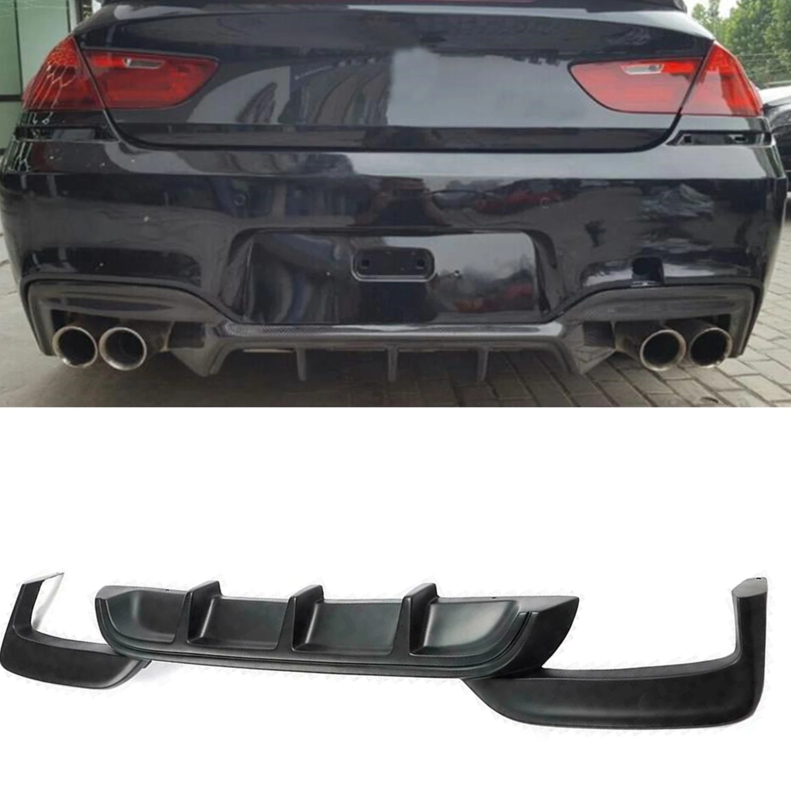 Rear Bumper Diffuser Lip For BMW F06 F12 F13 M Sport M6 M-Tech 6 Series 640i 650i 2012-2016 Fiberglass Matte Spoiler Splitter
Rear Bumper Diffuser Lip For BMW F06 F12 F13 M Sport M6 M-Tech 6 Series 640i 650i 2012-2016 Fiberglass Matte Spoiler Splitter