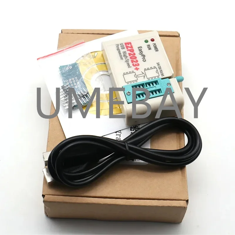 Высокоскоростной USB-программатор EZP2023 24/25/93/95, отправляется в комплекте 1 шт., Модернизированная версия 2019/2010
Высокоскоростной USB-программатор EZP2023 24/25/93/95, отправляется в комплекте 1 шт., Модернизированная версия 2019/2010