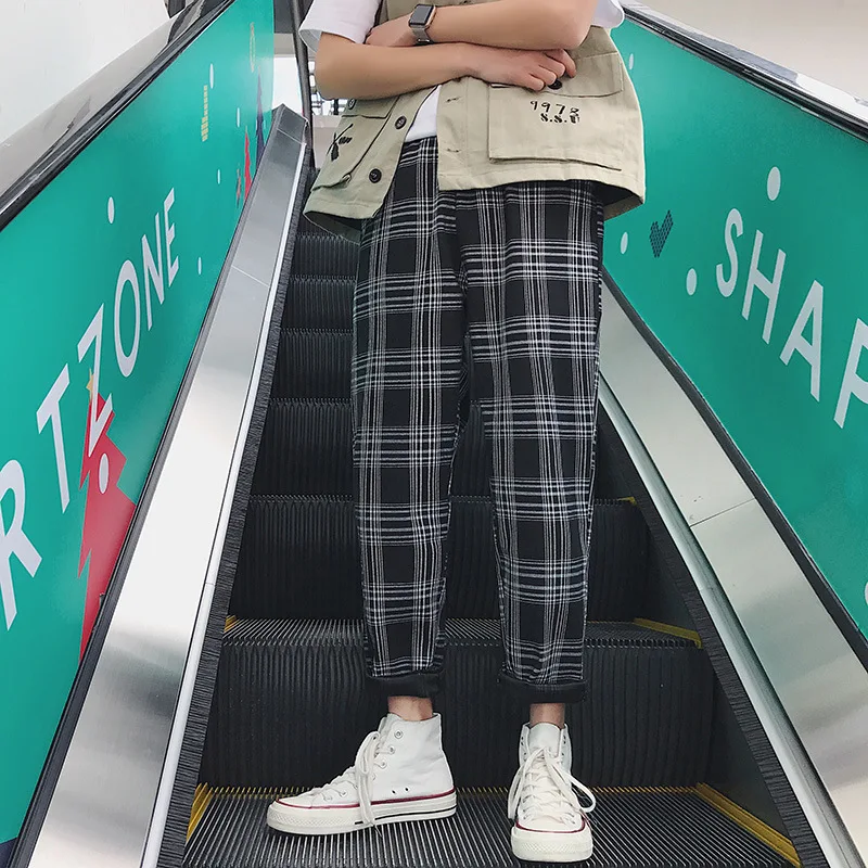 LAPPSTER Mens Black Harajuku Plaid Pants 2022 Men Japanese Streetwear Baggy Sweatpants Male 5 Colors Vintage Casual Trousers
LAPPSTER Mens Black Harajuku Plaid Pants 2022 Men Japanese Streetwear Baggy Sweatpants Male 5 Colors Vintage Casual Trousers