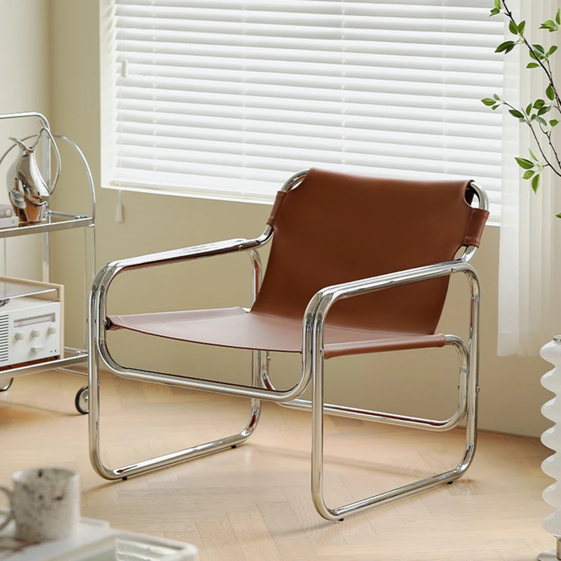 Nordic Chair Bauhaus Mid-Ancient Furniture Ins Fashion Stainless Steel Office Backrest Accent Salon Sillon Leisure Couch 2023
Nordic Chair Bauhaus Mid-Ancient Furniture Ins Fashion Stainless Steel Office Backrest Accent Salon Sillon Leisure Couch 2023