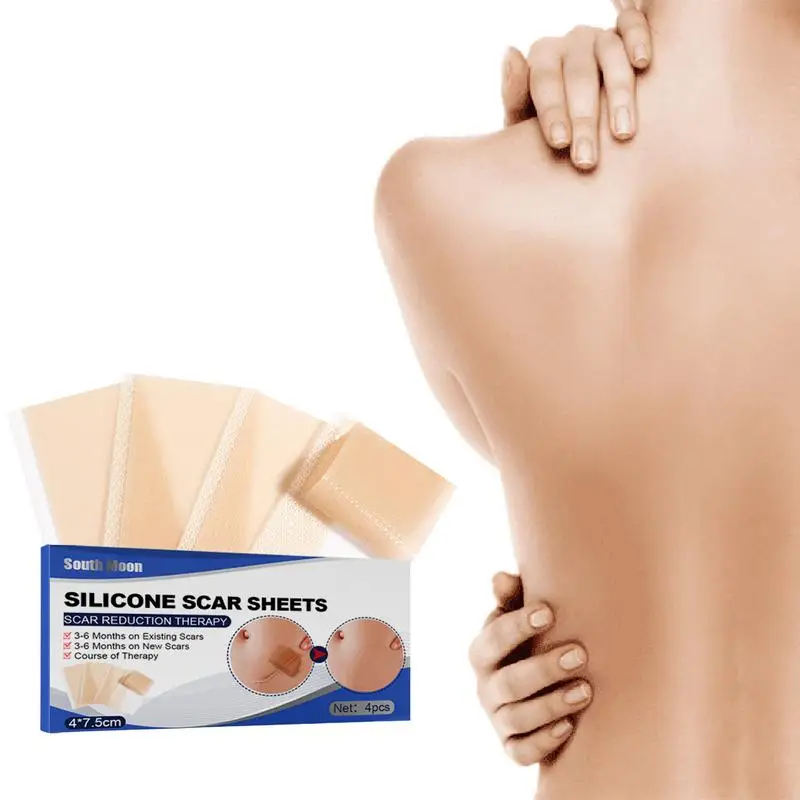 

Silicone Scars Patch Wounds Band Remove Acne Burn Scar Cover Ear Correctors Efficient Repair Damaged Skin Sheet