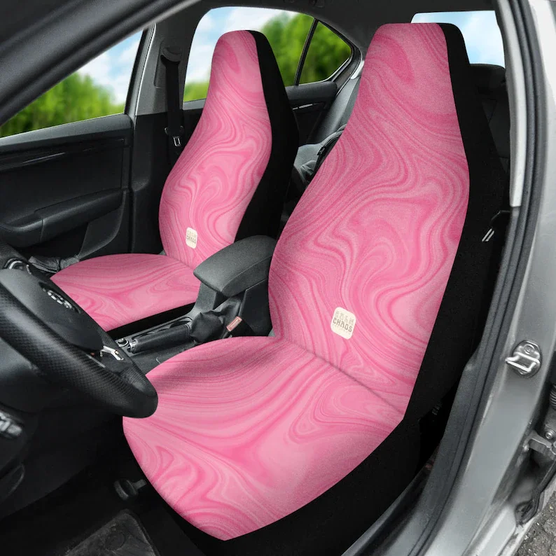 Pink Groovy Retro Boho Waves Cute Car Seat Covers for Vehicle for Women Set of 2
Pink Groovy Retro Boho Waves Cute Car Seat Covers for Vehicle for Women Set of 2