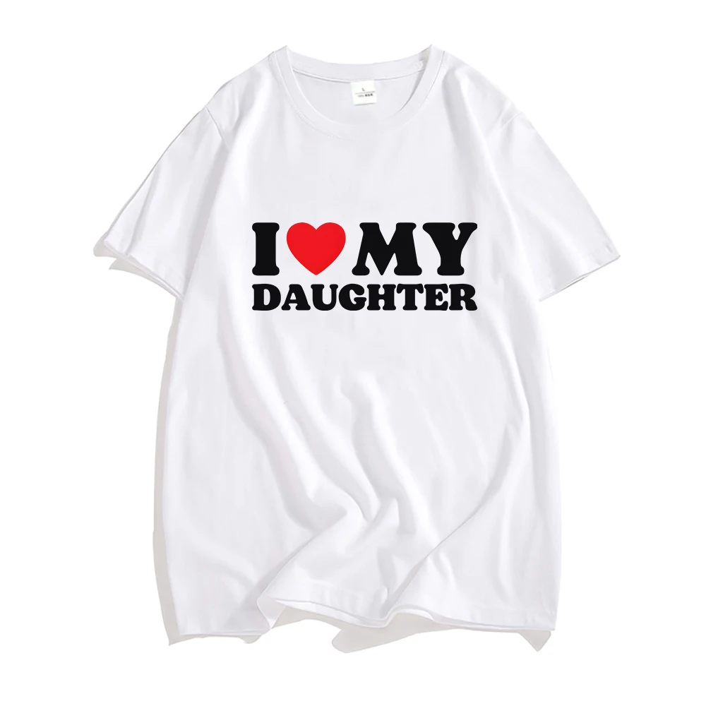 I Love My Daughter Red Heart Symbol Letters Family Aesthetic T-shirts MEN High Quality 100% Cotton T Shirts Sense of Design Tees
I Love My Daughter Red Heart Symbol Letters Family Aesthetic T-shirts MEN High Quality 100% Cotton T Shirts Sense of Design Tees