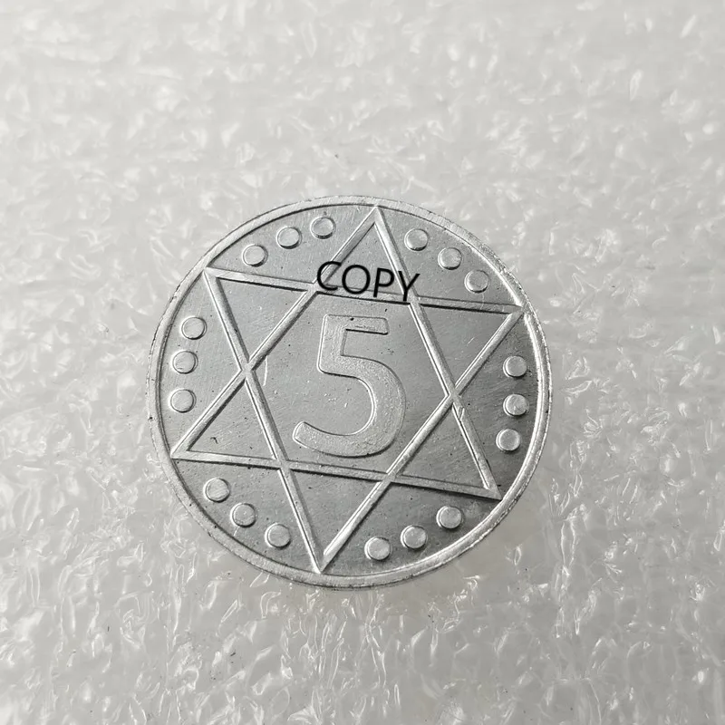 Poland 1942 5 Silver Plated Brass Commemorative Collectible Coin Gift Lucky Challenge Coin COPY COIN
Poland 1942 5 Silver Plated Brass Commemorative Collectible Coin Gift Lucky Challenge Coin COPY COIN