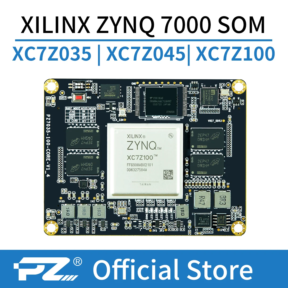 PUZHI SoM 7035 7045 7100: xilsoc INX ZYNQ 7000 7Z030 7Z035 7Z045 7Z100 FPGA, основная плата промышленного класса, система на модуле 900I
PUZHI SoM 7035 7045 7100: xilsoc INX ZYNQ 7000 7Z030 7Z035 7Z045 7Z100 FPGA, основная плата промышленного класса, система на модуле 900I