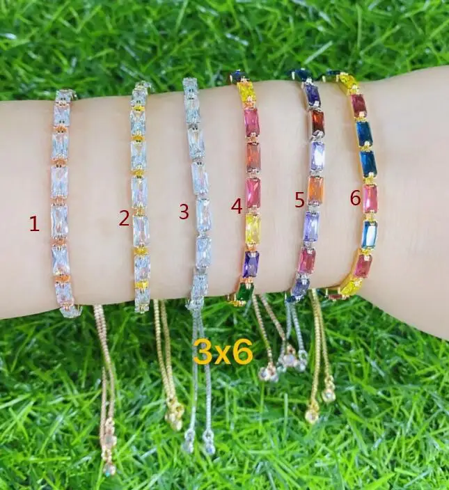 Женский браслет-цепочка с фианитами, 3*6 мм
Женский браслет-цепочка с фианитами, 3*6 мм