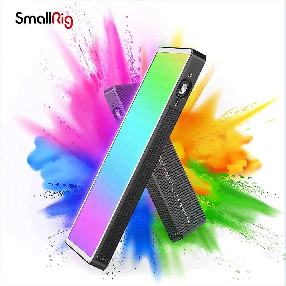 SmallRig Portable Pix M160 RGB Smart LED Video Light Built-in 3800mh Battery 12 lighting effects 160 LED Beads Floodlights 3157
SmallRig Portable Pix M160 RGB Smart LED Video Light Built-in 3800mh Battery 12 lighting effects 160 LED Beads Floodlights 3157