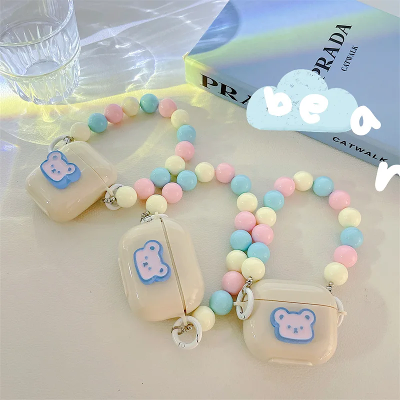 Multicolor Bead Chain Bear AirPods 1 Case Apple AirPods 2 Case Cover AirPods Pro Case IPhone Earbuds Accessories Air Pods Case
Multicolor Bead Chain Bear AirPods 1 Case Apple AirPods 2 Case Cover AirPods Pro Case IPhone Earbuds Accessories Air Pods Case