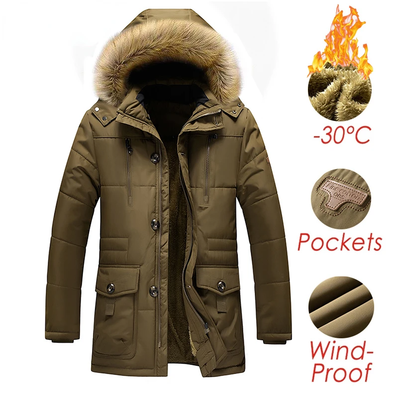 2022 New Men Winter Jacket Parkas Coat Fur Collar Fashion Thicken Cotton Warm Wool Liner Jackets Casual Large Size 7XL Men Coat
2022 New Men Winter Jacket Parkas Coat Fur Collar Fashion Thicken Cotton Warm Wool Liner Jackets Casual Large Size 7XL Men Coat