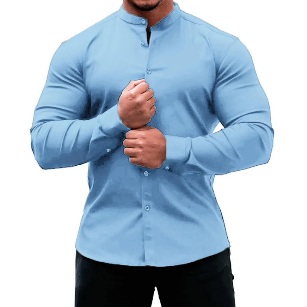 New 2023 Trend Men's Business Casual Shirts Long Sleeve Slim Fit Party Daily Tops Camisas Long Sleeve T Shirt Men
New 2023 Trend Men's Business Casual Shirts Long Sleeve Slim Fit Party Daily Tops Camisas Long Sleeve T Shirt Men