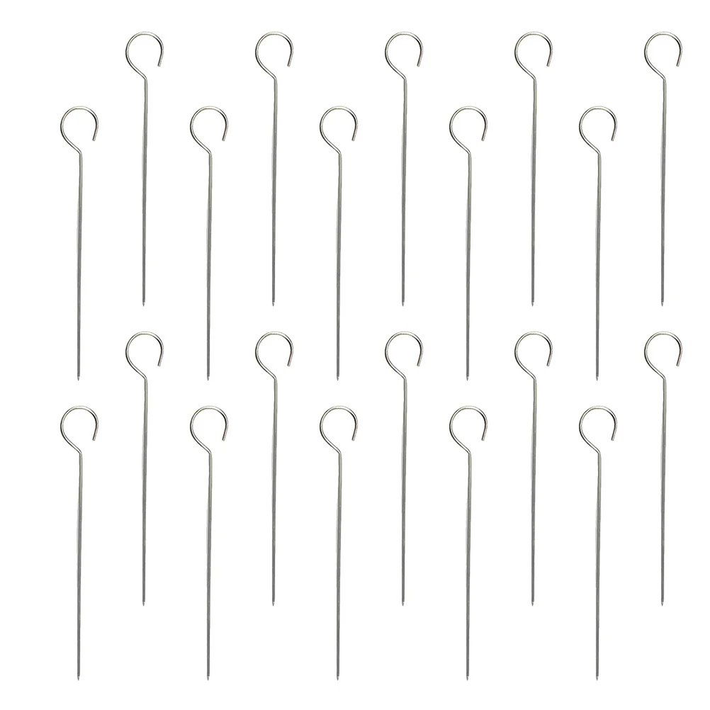 Skewers Sticks Stainless Steel Grilling Bbq Trussing Kebab Reusable Poultry Grillroasting Metal Needle Kabob Turkey Barbecue
Skewers Sticks Stainless Steel Grilling Bbq Trussing Kebab Reusable Poultry Grillroasting Metal Needle Kabob Turkey Barbecue