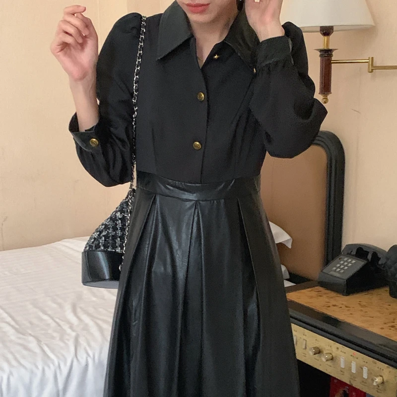 Женское платье с длинным рукавом, элегантное привлекательное офисное платье свободного размера с поясом, модель X8088 на осень, 2023
Женское платье с длинным рукавом, элегантное привлекательное офисное платье свободного размера с поясом, модель X8088 на осень, 2023