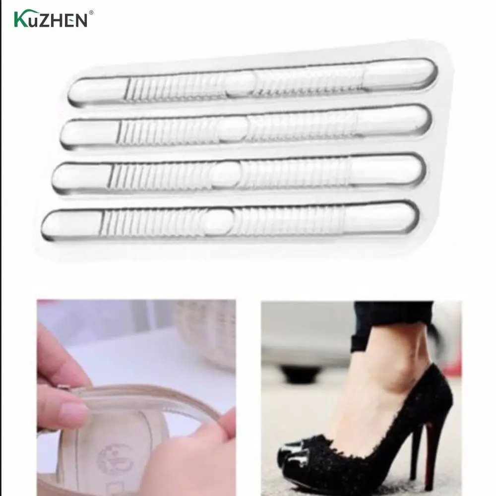 4 Pcs Women Ladies Girls Transparent Silicone Gel Heel Cushion protector Feet Care Shoe Insert Pad Insole
4 Pcs Women Ladies Girls Transparent Silicone Gel Heel Cushion protector Feet Care Shoe Insert Pad Insole