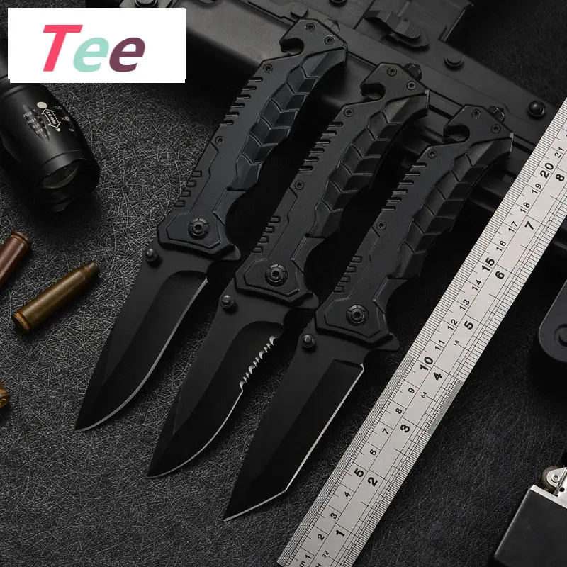 Складной нож для выживания на природе, тактические ножи для повседневного использования, высокопрочный Военный нож для выживания на природе и самообороны 
Складной нож для выживания на природе, тактические ножи для повседневного использования, высокопрочный Военный нож для выживания на природе и самообороны