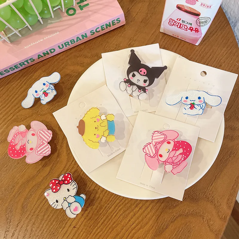 Kawaii Sanrios аниме Kuromi Melody Cinnamoroll шпилька для волос аниме девочка сердце аксессуары для волос модный милый подарок девочка
Kawaii Sanrios аниме Kuromi Melody Cinnamoroll шпилька для волос аниме девочка сердце аксессуары для волос модный милый подарок девочка