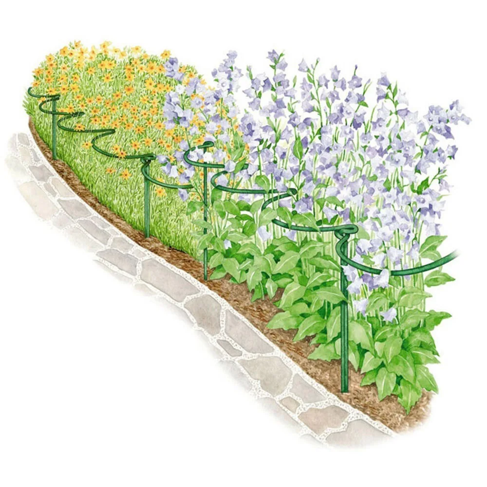 Plant Support Stake 10-Pack Half Round Metal Garden Plant Supports Ring Garden Border Supports For Tomato Flowers Vine
Plant Support Stake 10-Pack Half Round Metal Garden Plant Supports Ring Garden Border Supports For Tomato Flowers Vine