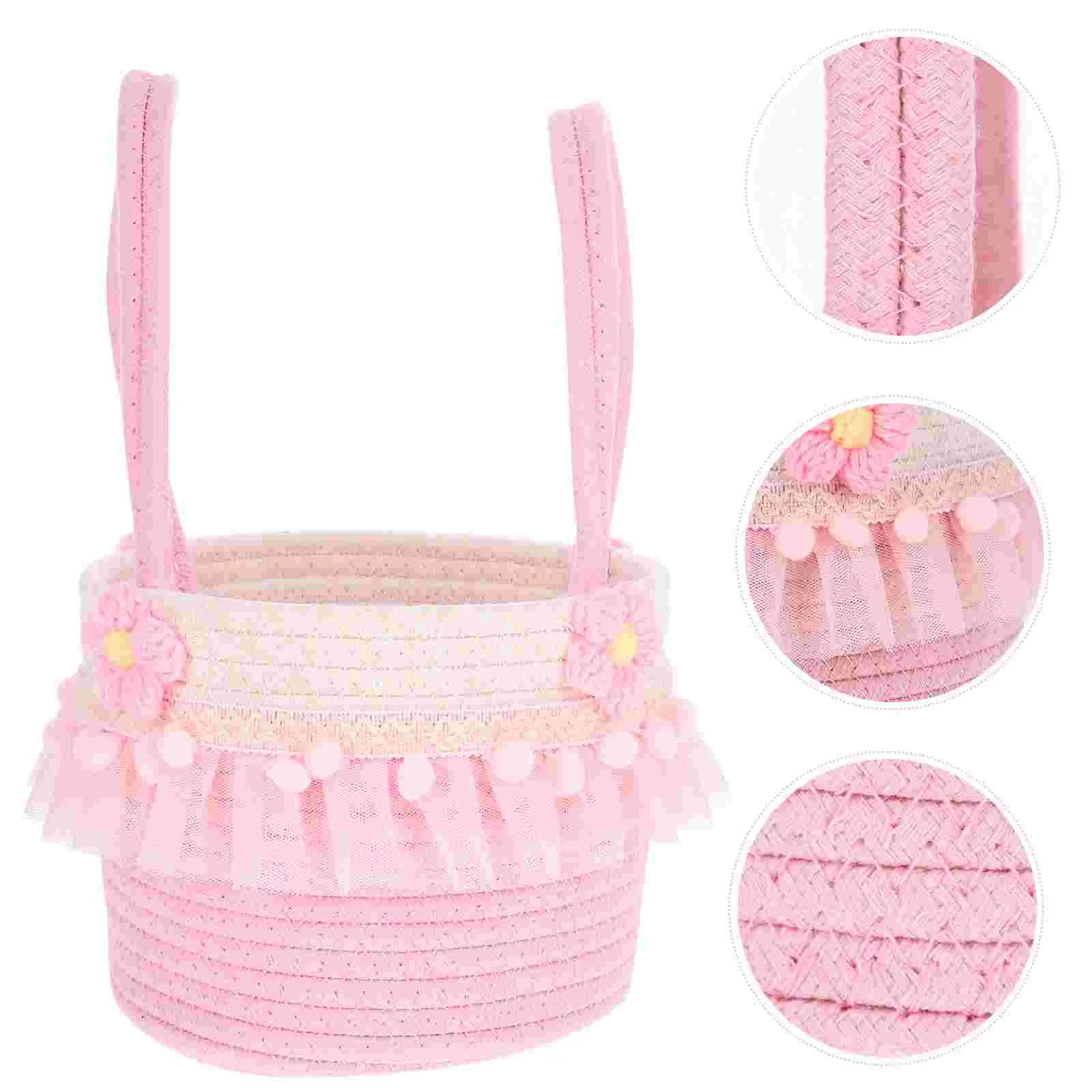 Wedding Party Weaving Basket Handle Woven Storage Desktop Outdoor Hand-woven Cotton Ball Flower Accessories
Wedding Party Weaving Basket Handle Woven Storage Desktop Outdoor Hand-woven Cotton Ball Flower Accessories