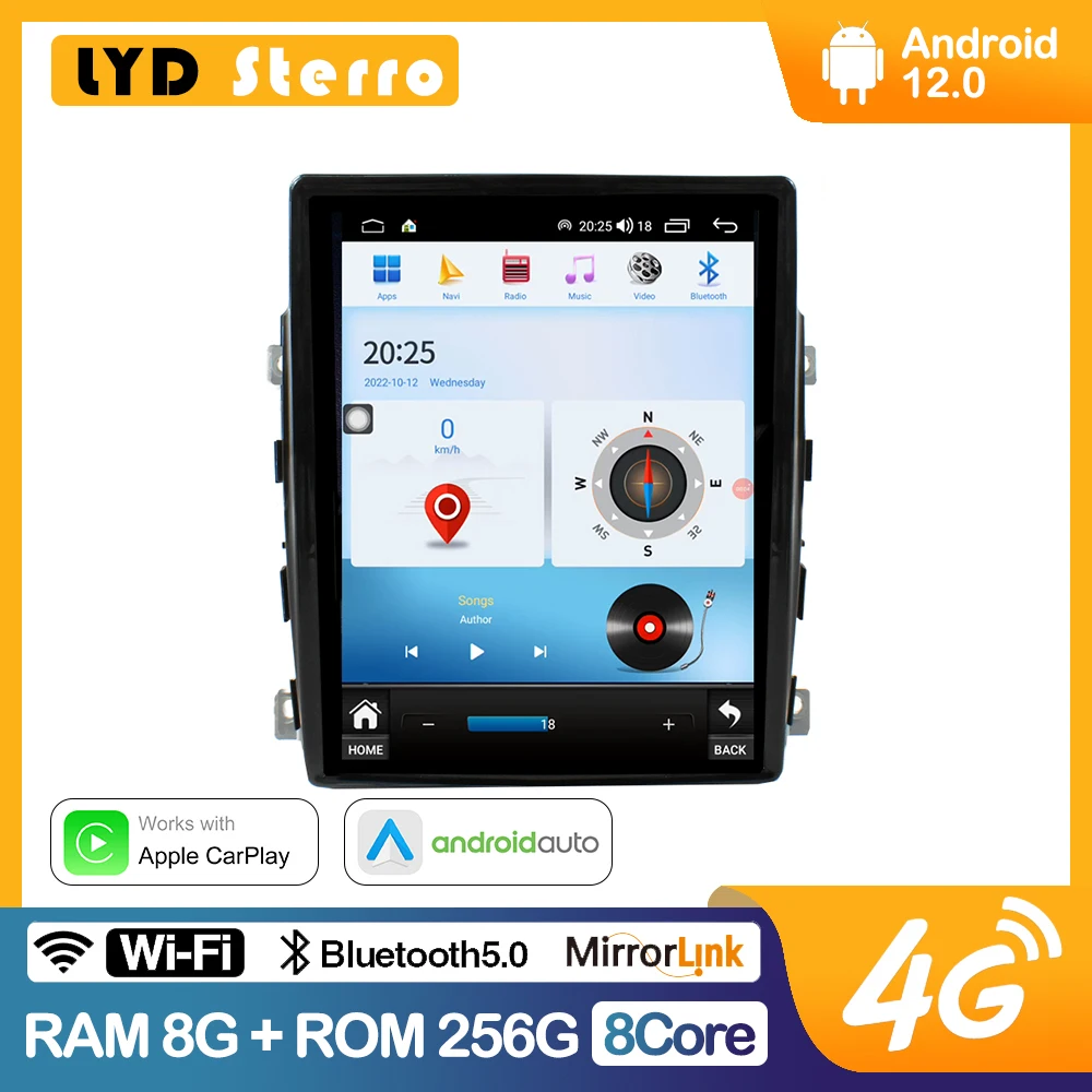 LYD Sterro For Porsche Cayenne 2011-2016 Smart Multimedia Video Player GPS Radio 4G Navigation CarPlay Android 12 Tesla Style
LYD Sterro For Porsche Cayenne 2011-2016 Smart Multimedia Video Player GPS Radio 4G Navigation CarPlay Android 12 Tesla Style