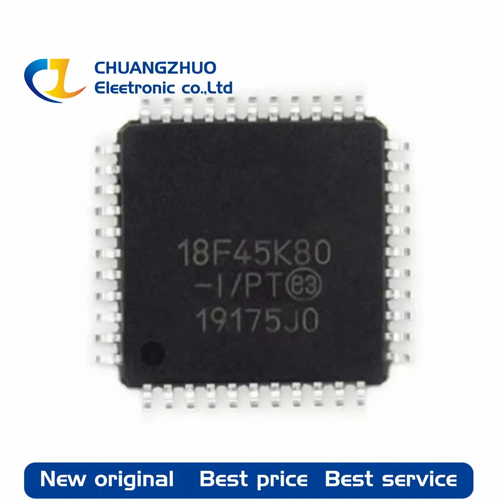 1Pcs New original PIC18F45K80-I/PT 64MHz 3.6KB PIC 35 FLASH 32KB TQFP-44(10x10) Microcontroller Units
1Pcs New original PIC18F45K80-I/PT 64MHz 3.6KB PIC 35 FLASH 32KB TQFP-44(10x10) Microcontroller Units