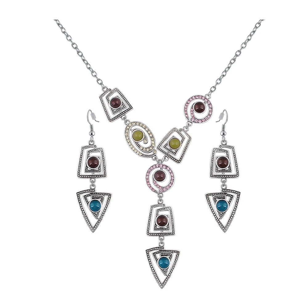 Charm Necklace Earrings Women's Fashion Accessories Brand Vintage Jewelry Set Cla Vicle Alloy Wholesale
Charm Necklace Earrings Women's Fashion Accessories Brand Vintage Jewelry Set Cla Vicle Alloy Wholesale