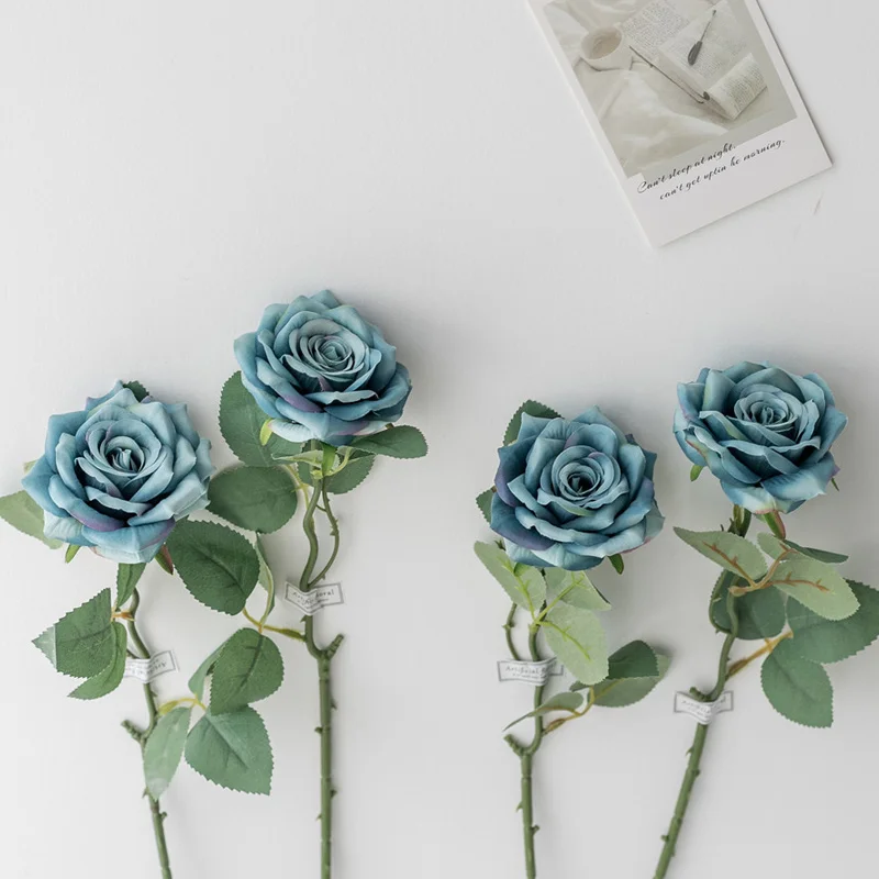 1PC Artificial Flower Fake Rose Single Rose Flowers Silk Antique Simulation Rose for Home Wedding Decoration
1PC Artificial Flower Fake Rose Single Rose Flowers Silk Antique Simulation Rose for Home Wedding Decoration