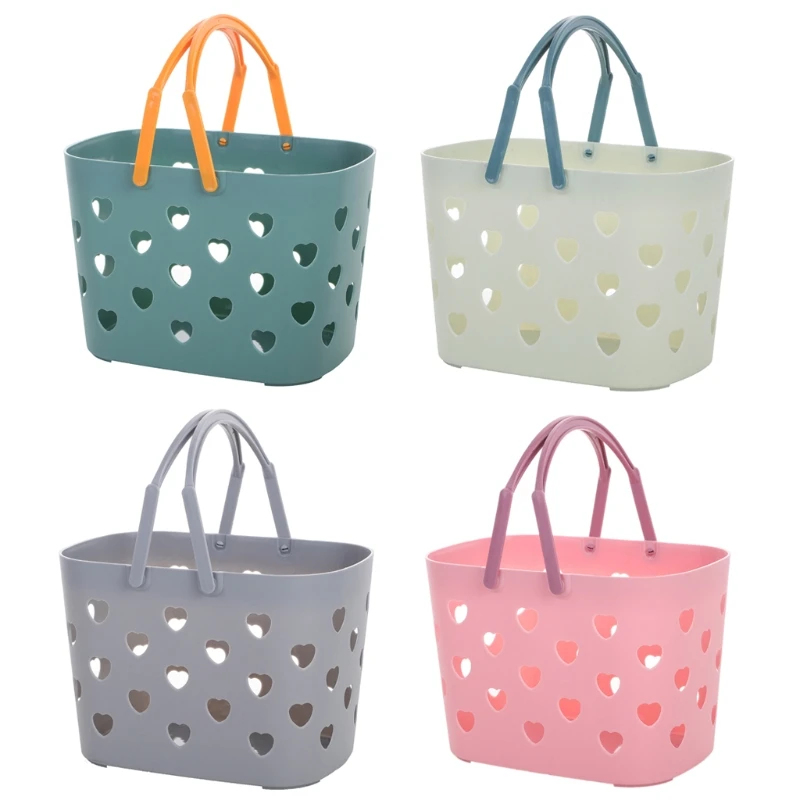 Portable Shower Caddy Tote Heart Shaped Hollow Plastic Storage Basket with Handle Box Organizer Bin for Bathroom Pantry Kitchen
Portable Shower Caddy Tote Heart Shaped Hollow Plastic Storage Basket with Handle Box Organizer Bin for Bathroom Pantry Kitchen
